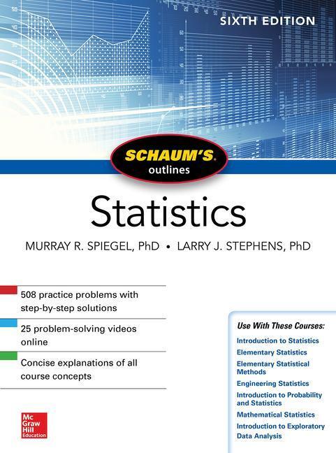 Cover: 9781260011463 | Schaum's Outline of Statistics | Murray Spiegel (u. a.) | Taschenbuch