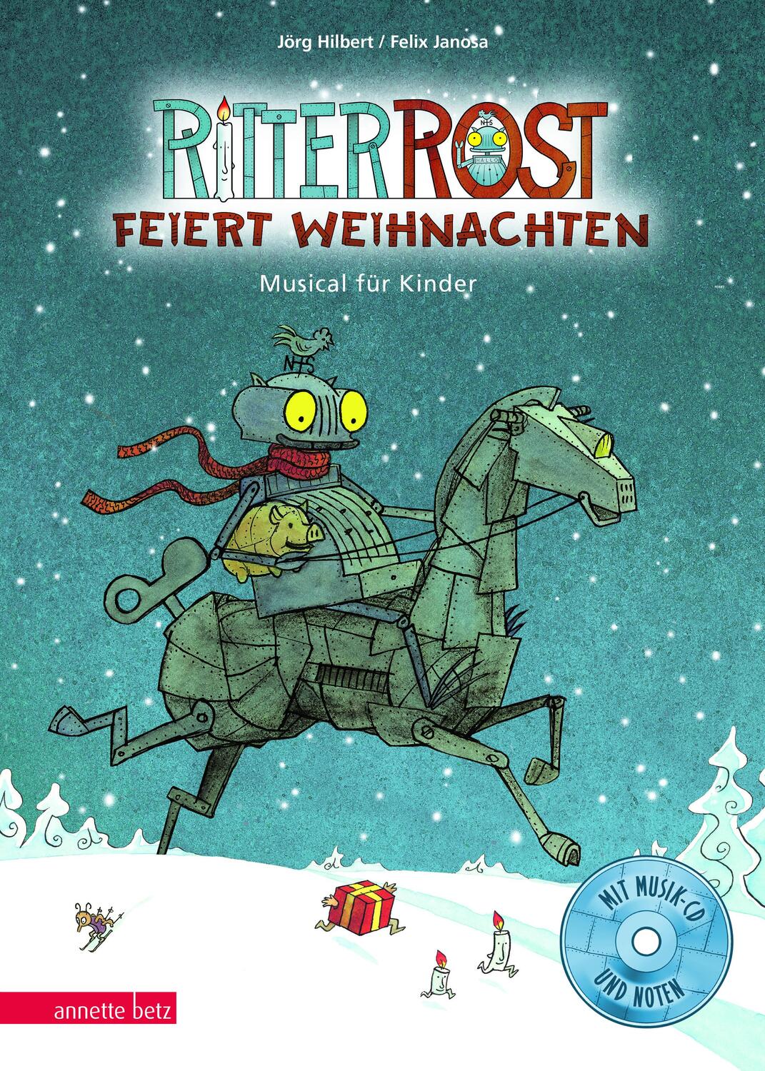 Cover: 9783219118360 | Ritter Rost 7: Ritter Rost feiert Weihnachten | Buch mit CD | Hilbert