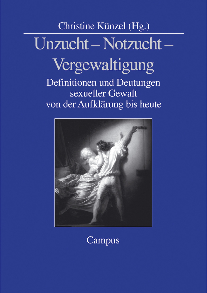 Cover: 9783593372914 | Unzucht - Notzucht - Vergewaltigung | Christine Künzel | Taschenbuch