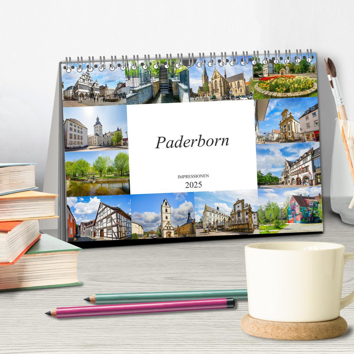 Bild: 9783457073223 | Paderborn Impressionen (Tischkalender 2025 DIN A5 quer), CALVENDO...