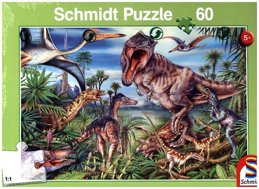Cover: 4001504561932 | Bei den Dinosauriern (Kinderpuzzle) | Spiel | In Spielebox | 2016