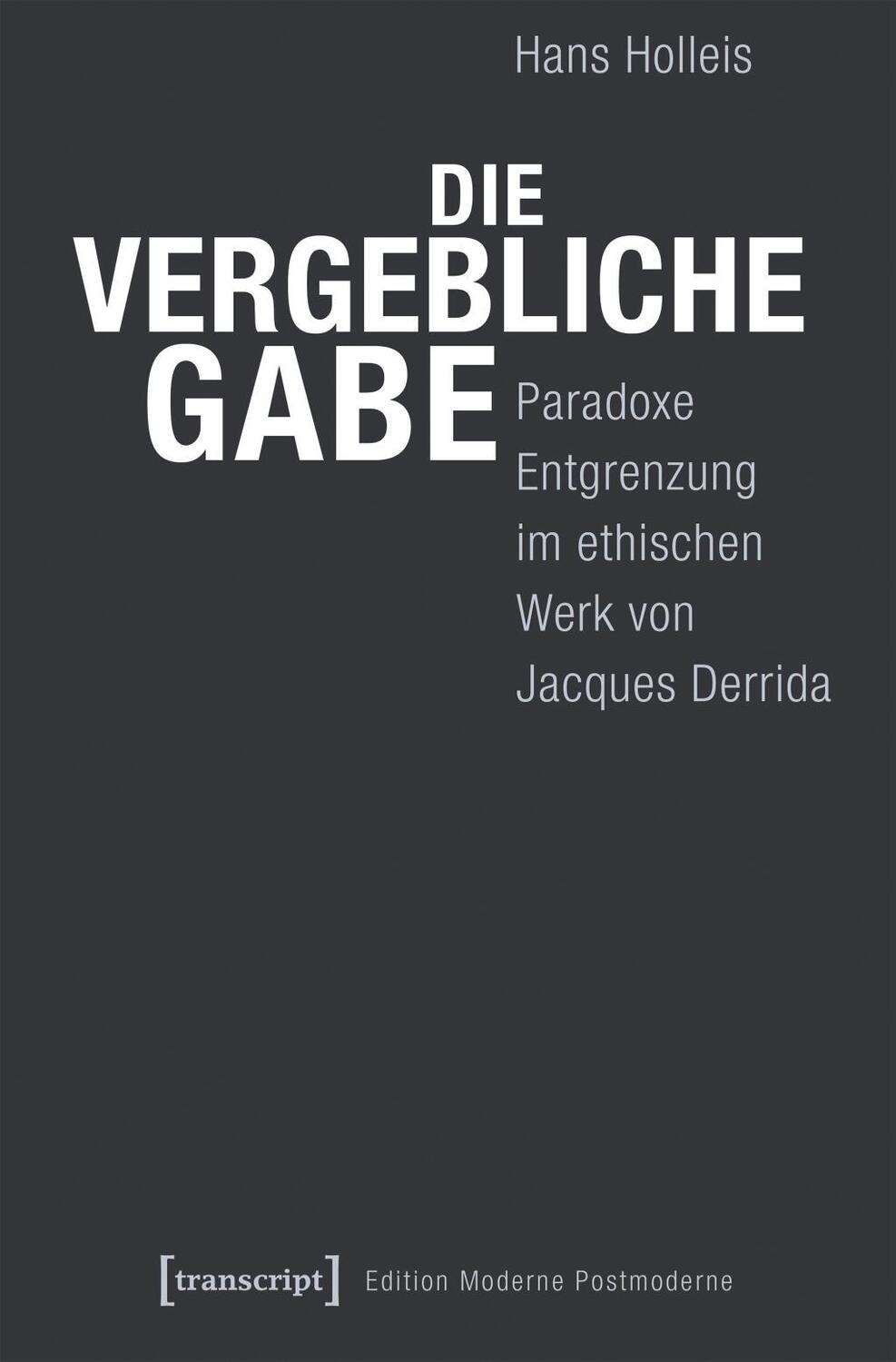 Cover: 9783837640809 | Die vergebliche Gabe | Hans Holleis | Taschenbuch | 320 S. | Deutsch