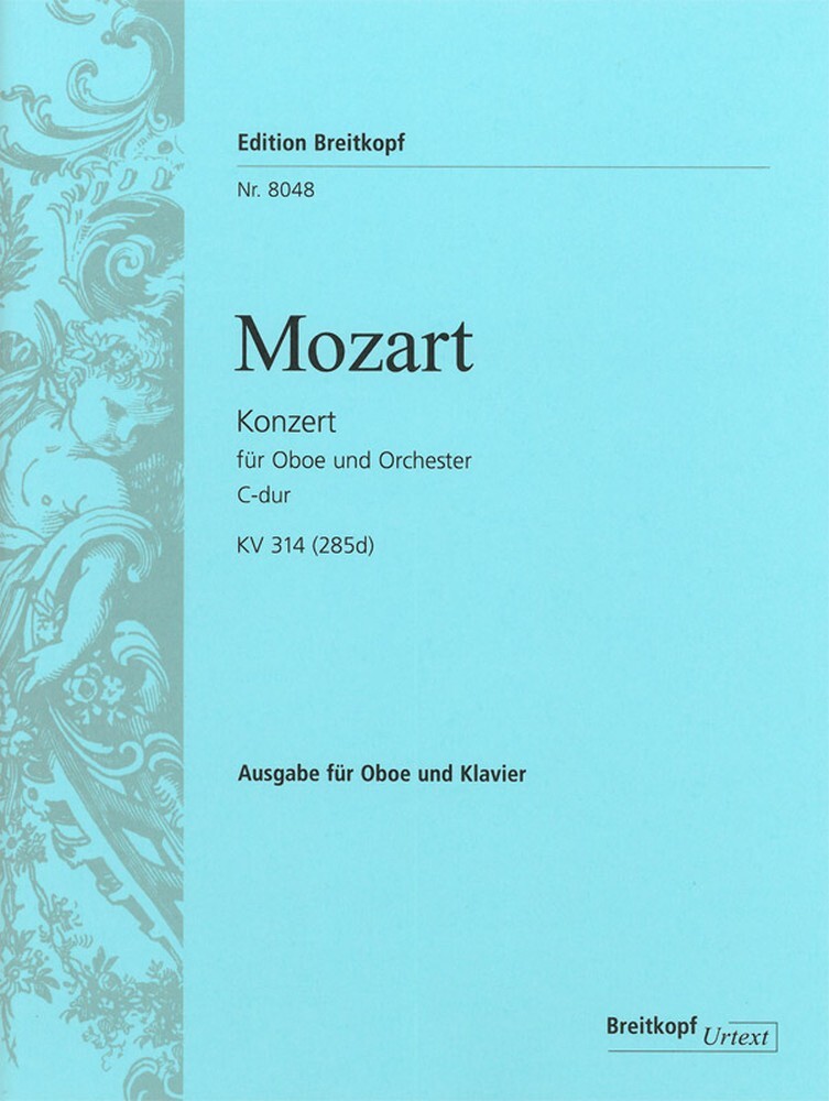 Cover: 9790004183496 | Oboenkonzert C-dur KV 314 (285d) | Wolfgang Amadeus Mozart