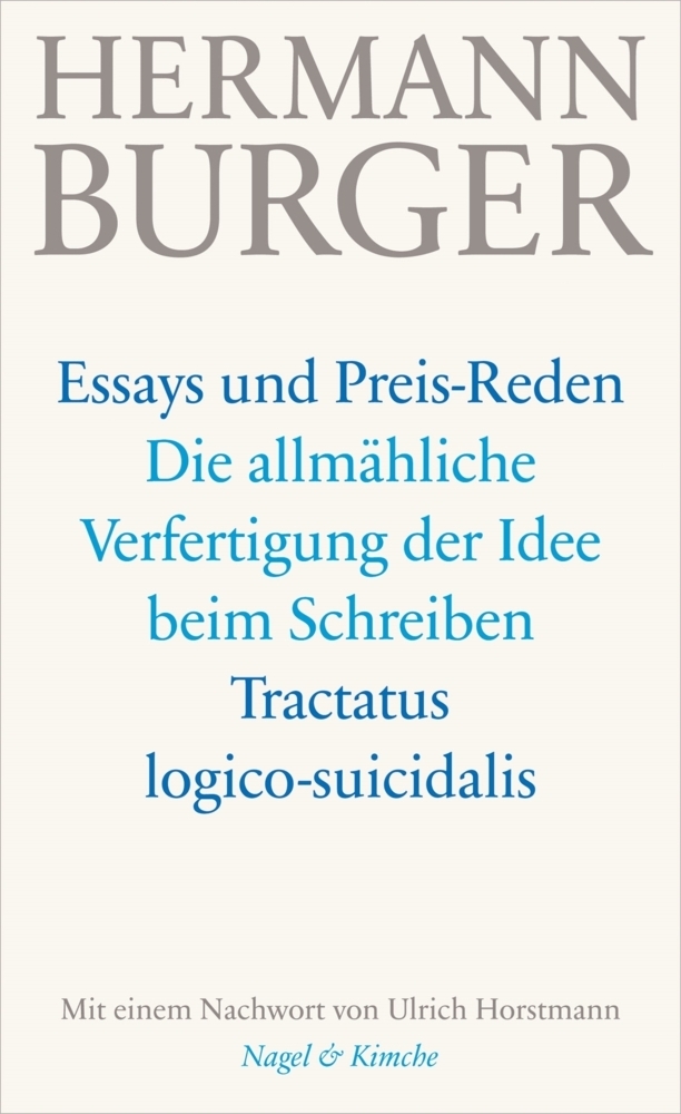 Cover: 9783312006007 | Essays und Preis-Reden - Die allmähliche Verfertigung der Idee beim...