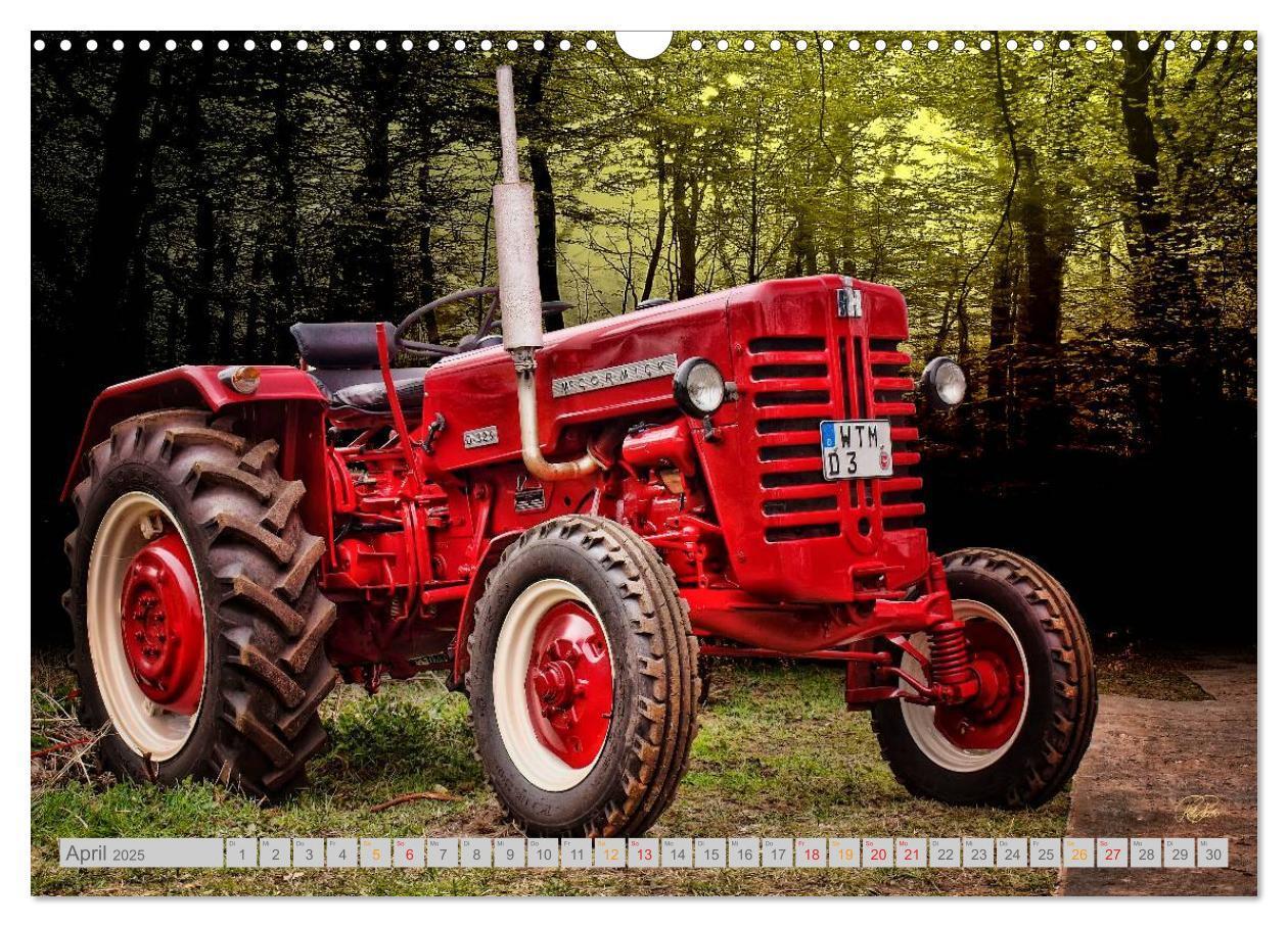 Bild: 9783435607341 | Oldtimer Schätze. Ein Traktoren-Kalender (Wandkalender 2025 DIN A3...