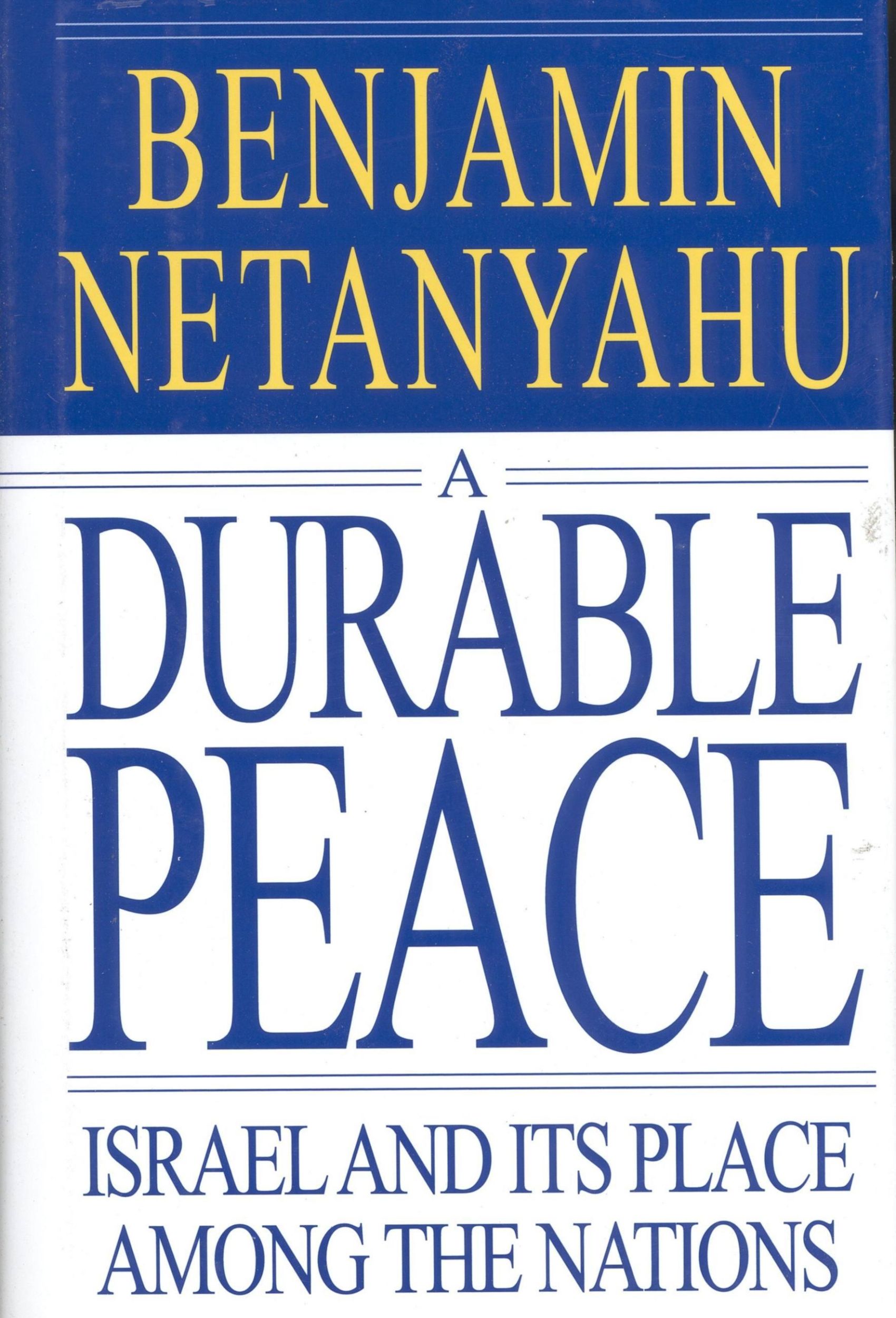 Cover: 9780446523066 | A Durable Peace | Israel and Its Place Among the Nations | Netanyahu