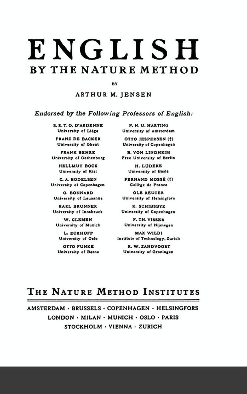 Cover: 9781684718221 | English by the Nature Method | Arthur M. Jensen | Buch | Englisch