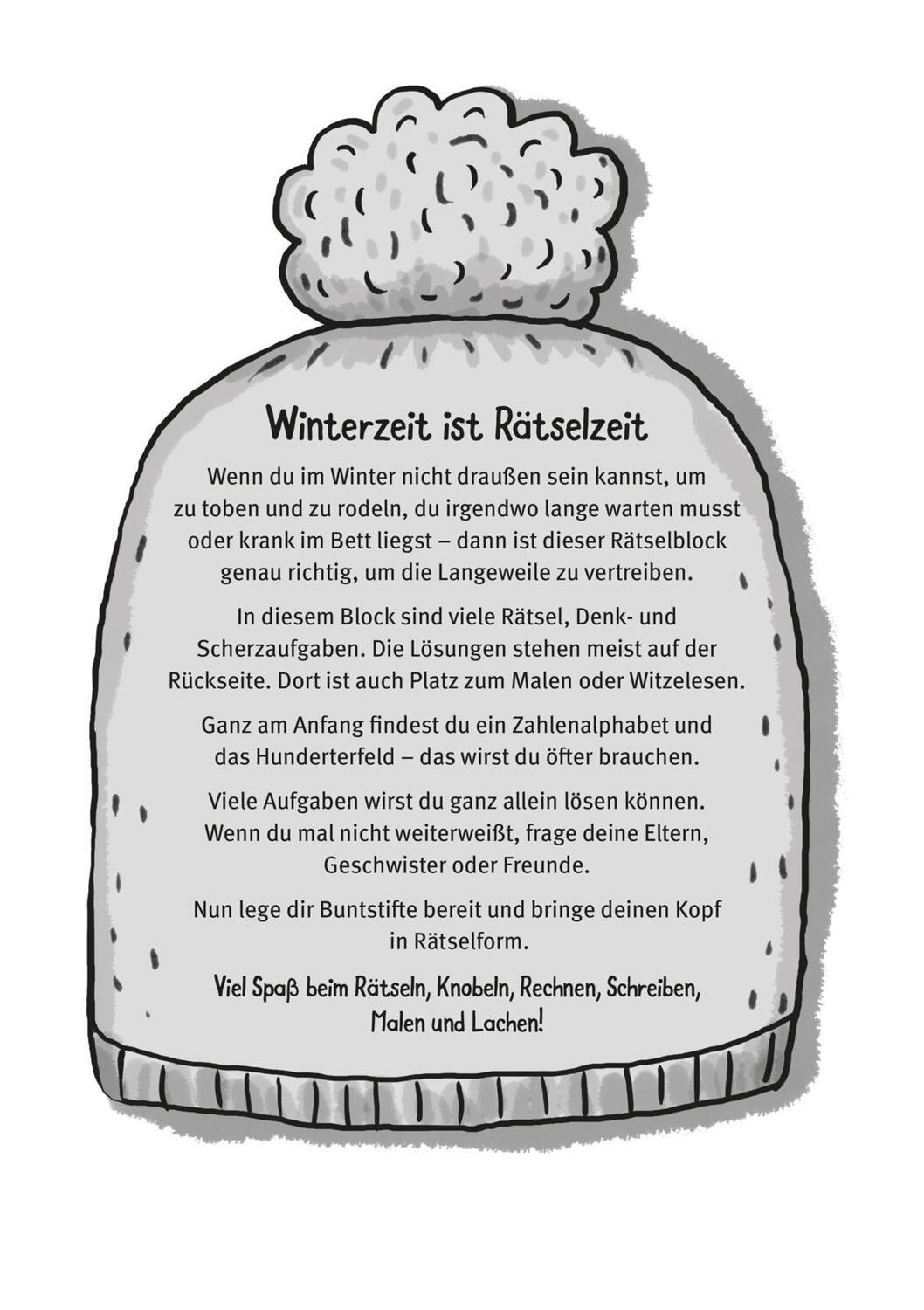 Bild: 9783551160409 | Mein dicker Winter-Rätselblock | Nikki Busch | Taschenbuch | 160 S.