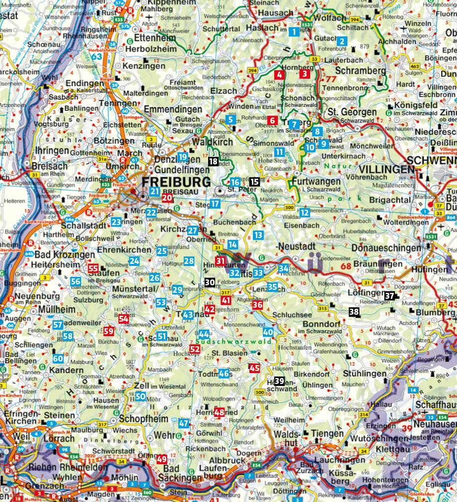 Bild: 9783763332762 | kurz & gut! Hochschwarzwald | 60 Touren mit GPS-Tracks | Schopp | Buch