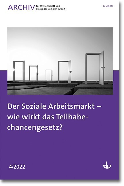 Cover: 9783784134963 | Der Soziale Arbeitsmarkt - wie wirkt das Teilhabechancengesetz? | e.V.