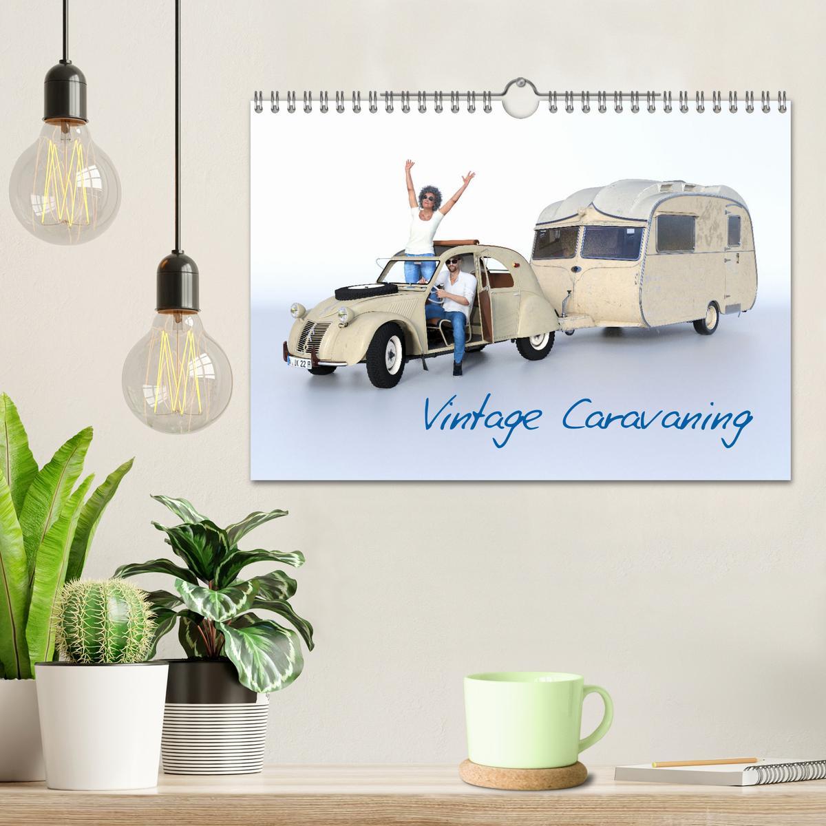 Bild: 9783435070114 | Vintage Caravaning (Wandkalender 2025 DIN A4 quer), CALVENDO...