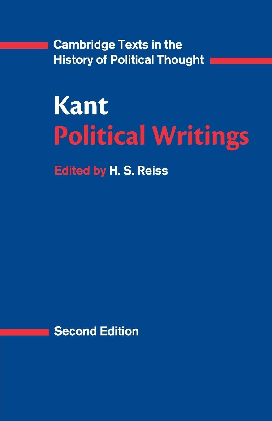 Cover: 9780521398374 | Kant | Political Writings | Immanuel Kant | Taschenbuch | Paperback