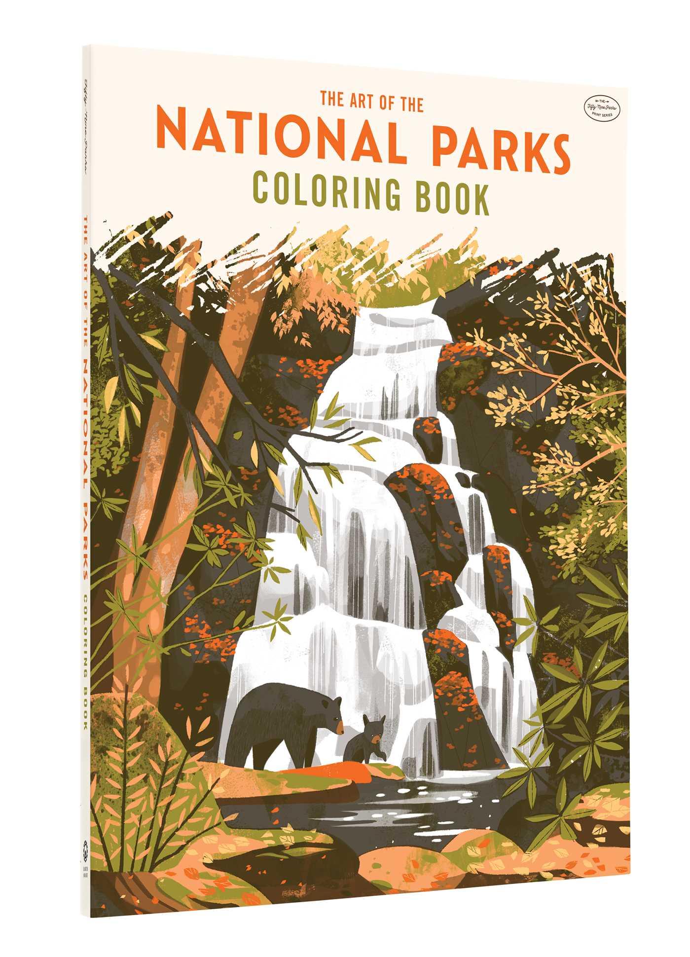 Cover: 9781647227326 | The Art of the National Parks: Coloring Book (Fifty-Nine Parks,...