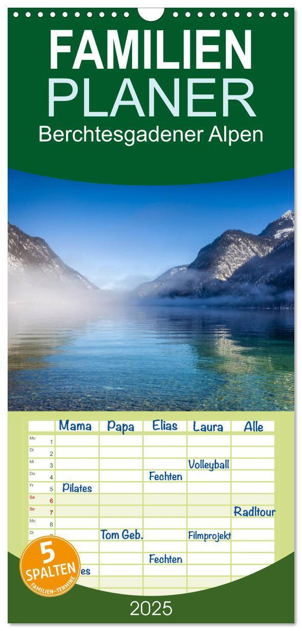 Cover: 9783457112939 | Familienplaner 2025 - Berchtesgadener Alpen - Land von Watzmann und...