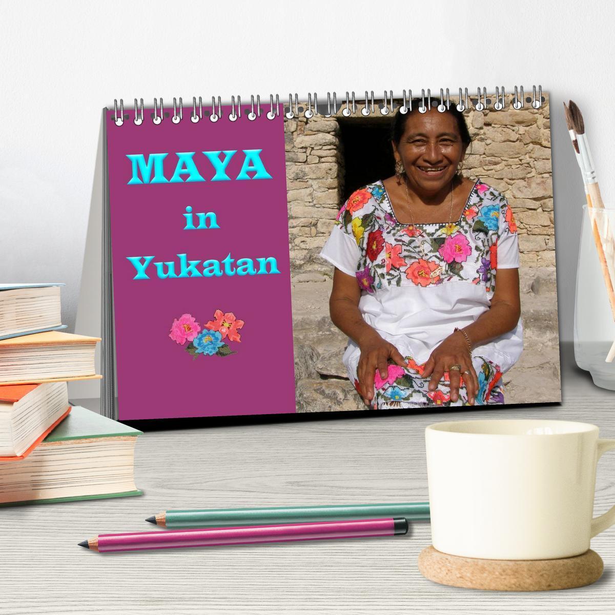 Bild: 9783435572281 | Maya in Yukatan 2025 (Tischkalender 2025 DIN A5 quer), CALVENDO...