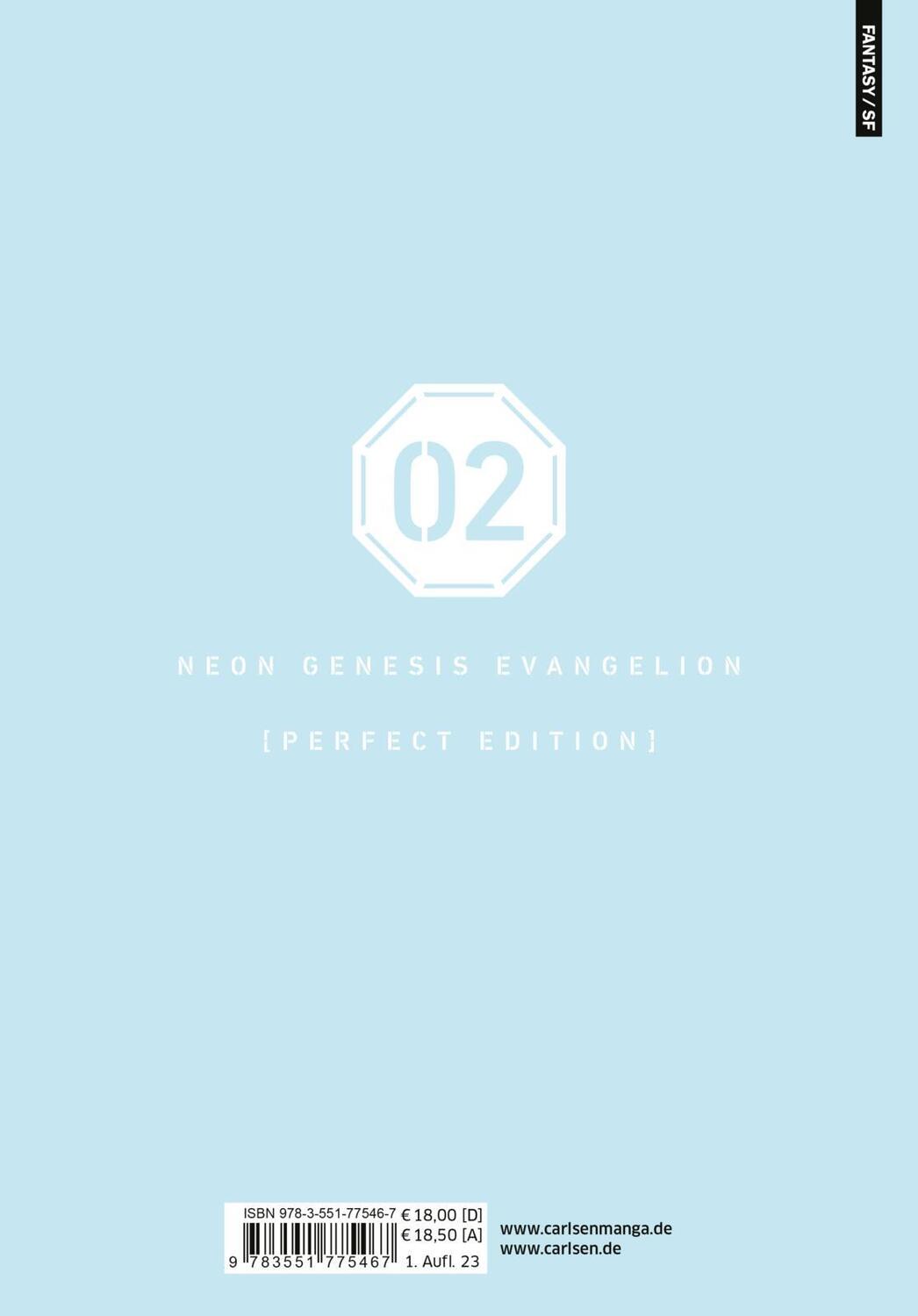 Rückseite: 9783551775467 | Neon Genesis Evangelion - Perfect Edition 2 | Yoshiyuki Sadamoto