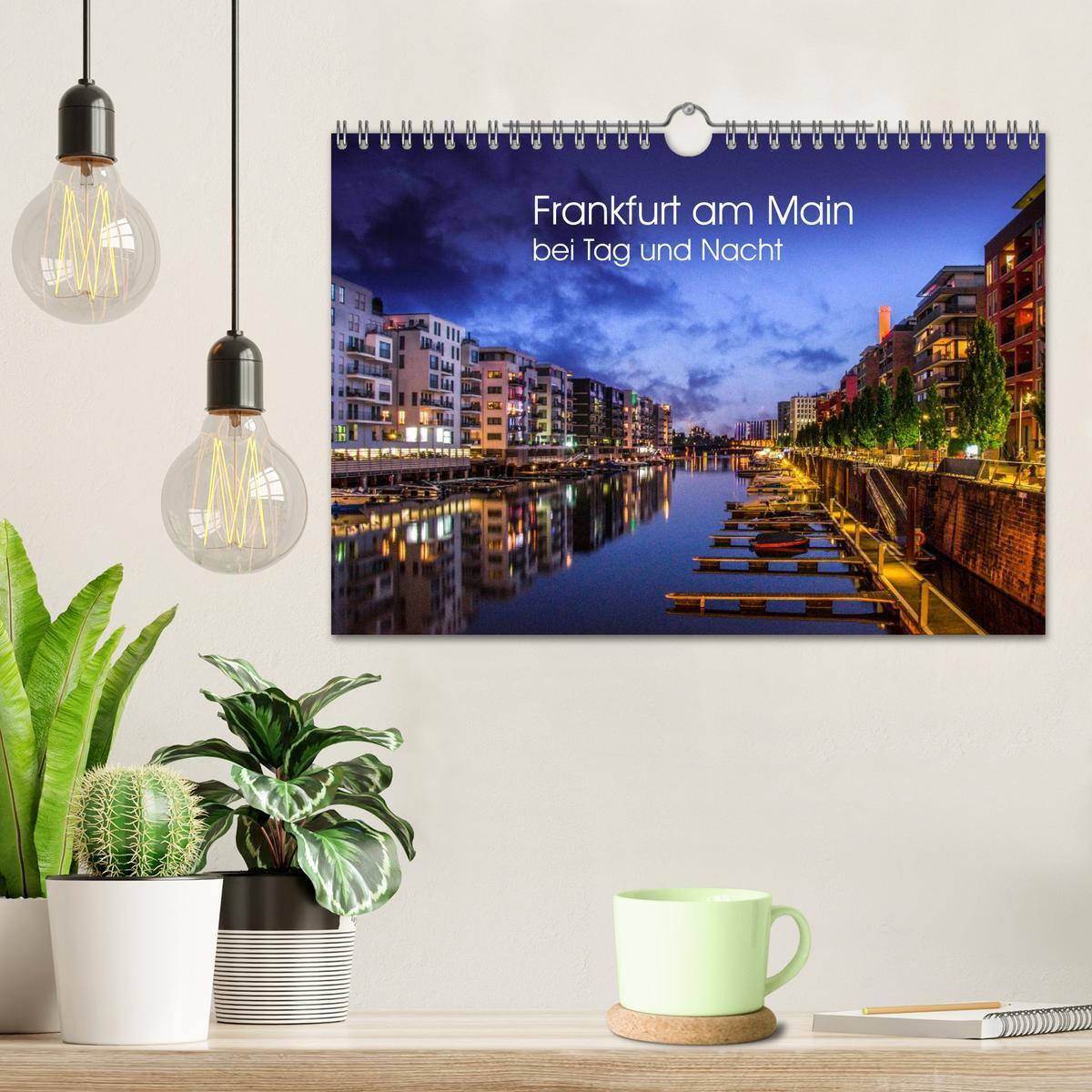 Bild: 9783435572854 | Frankfurt am Main bei Tag und Nacht (Wandkalender 2025 DIN A4...