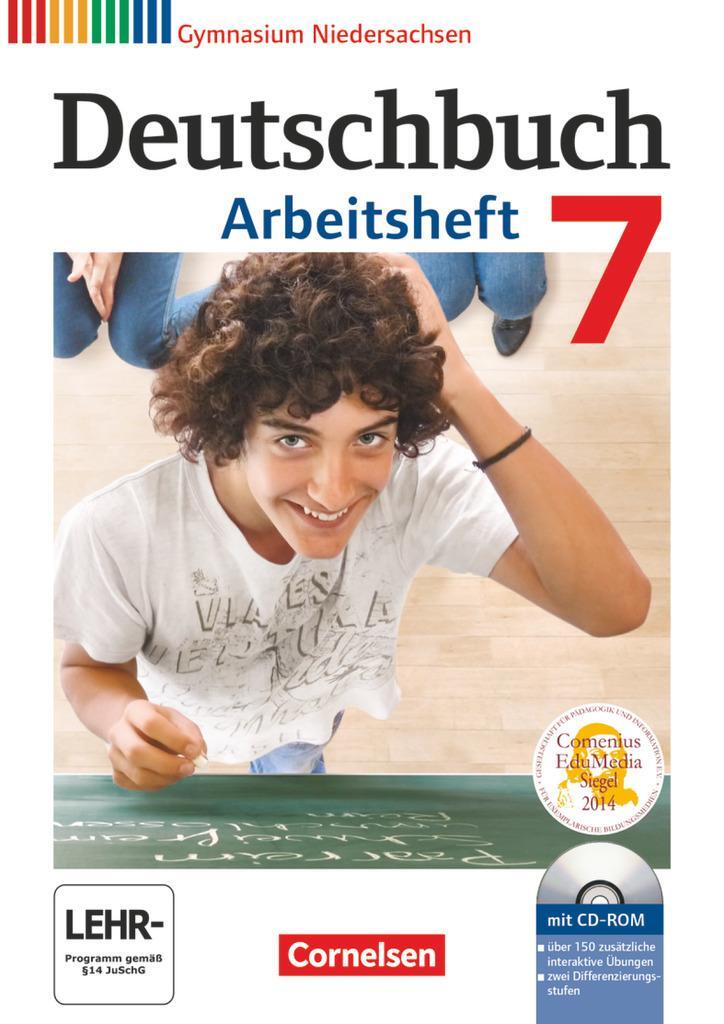 Cover: 9783060624959 | Deutschbuch 7. Schuljahr. Gymnasium Niedersachsen. Arbeitsheft mit...