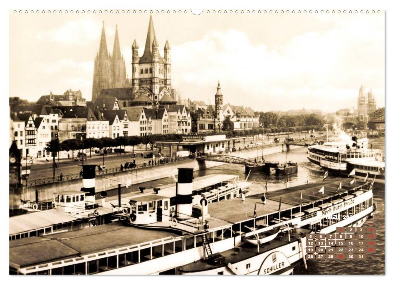 Bild: 9783435705818 | Historisches Köln ¿ Die Stadt auf historischen Karten (Wandkalender...