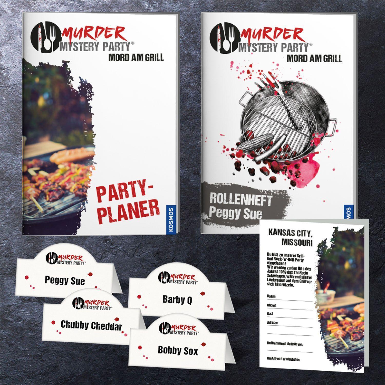 Bild: 4002051695118 | Murder Mystery Party - Mord am Grill | 6 - 8 Spieler | Spiel | Deutsch