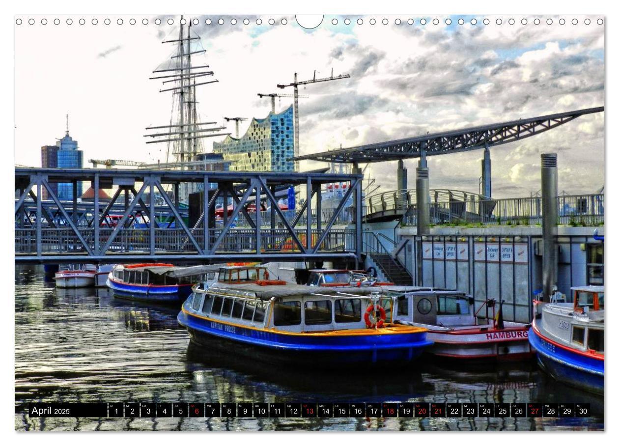 Bild: 9783435690220 | Faszination Hafen - Hamburg (Wandkalender 2025 DIN A3 quer),...