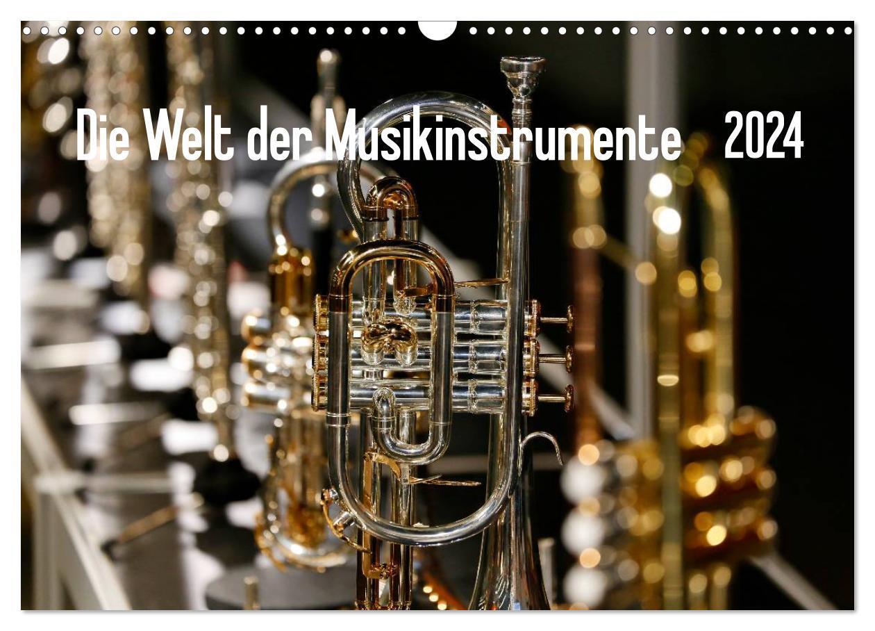 Cover: 9783383363160 | Die Welt der Musikinstrumente (Wandkalender 2024 DIN A3 quer),...