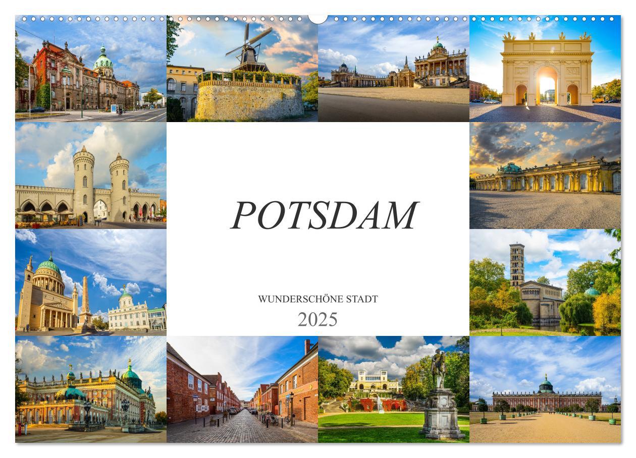 Cover: 9783435279432 | Potsdam Wunderschöne Stadt (Wandkalender 2025 DIN A2 quer),...