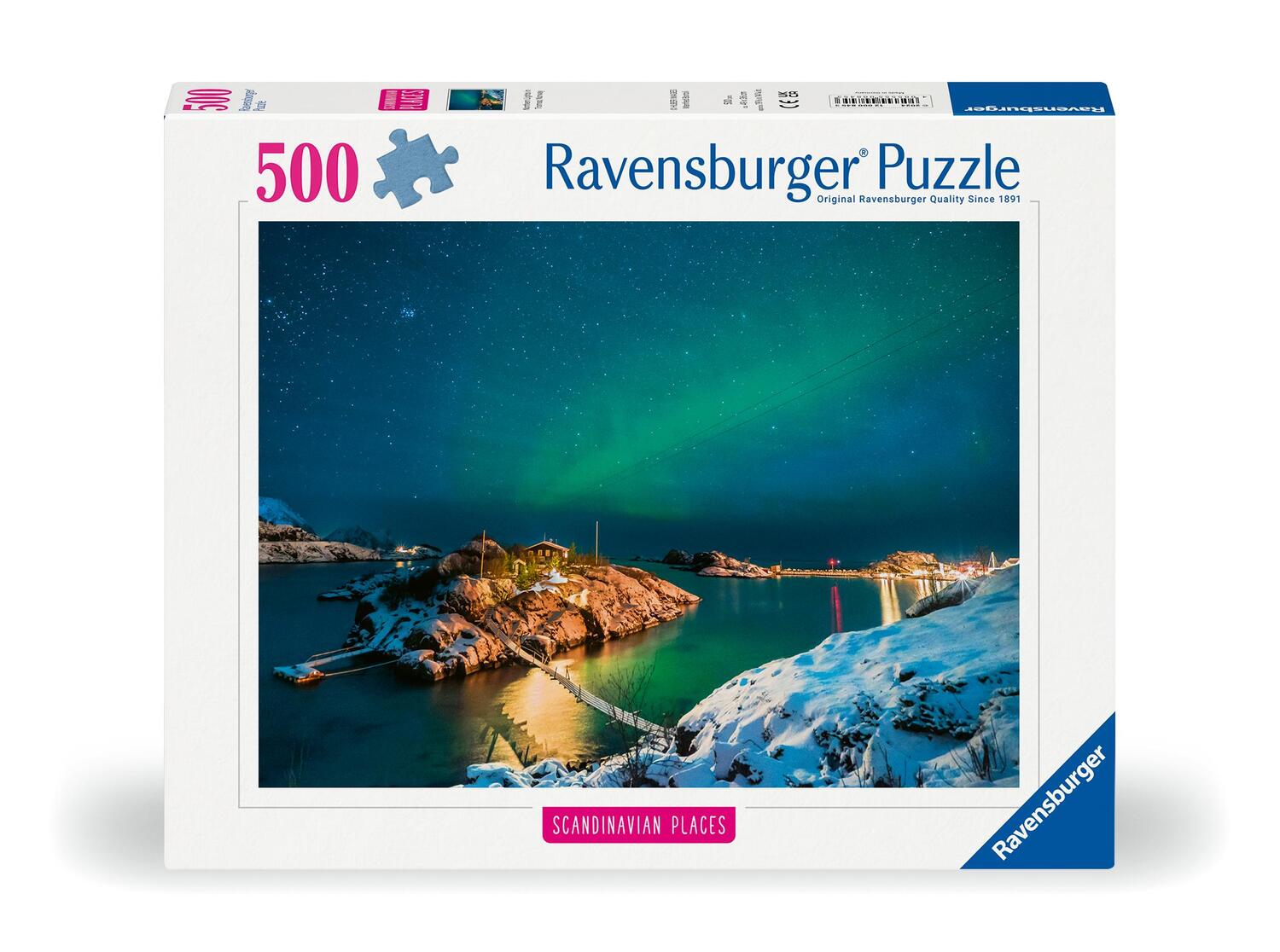 Cover: 4005555008453 | Ravensburger Puzzle 12000845, Scandinavian Places - Nordlichter in...