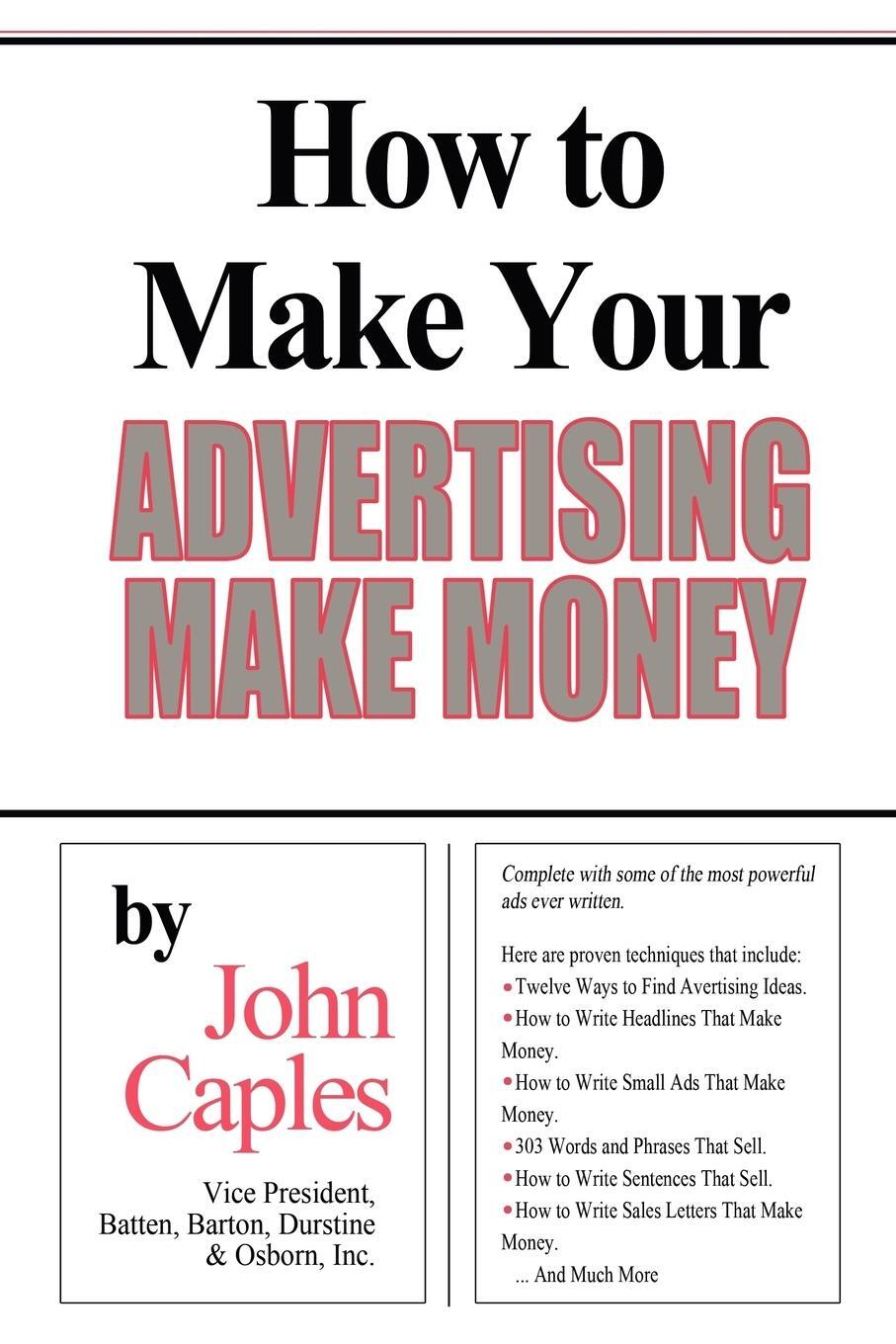 Cover: 9781607964612 | How to Make Your Advertising Make Money | John Caples | Taschenbuch