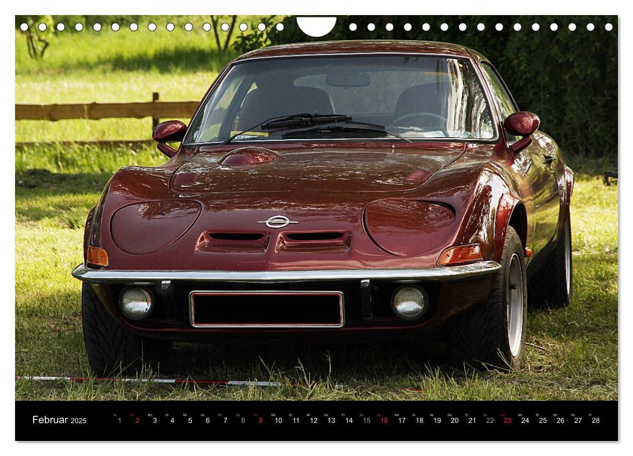 Bild: 9783435726707 | Opel GT Der Kalender (Wandkalender 2025 DIN A4 quer), CALVENDO...