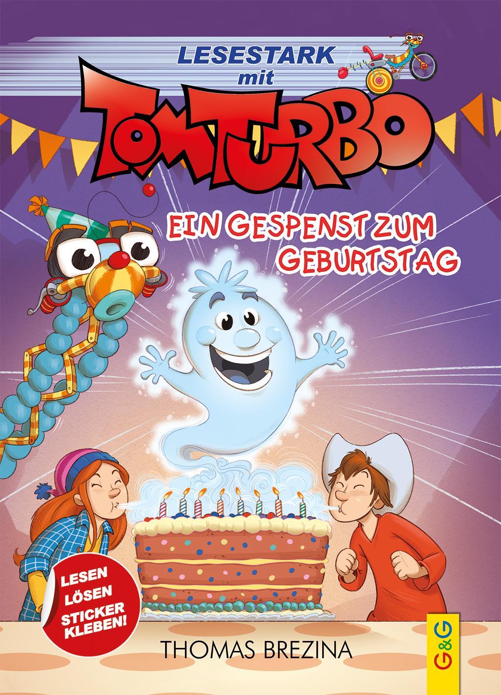 Cover: 9783707425239 | Tom Turbo - Lesestark - Ein Gespenst zum Geburtstag | Thomas Brezina