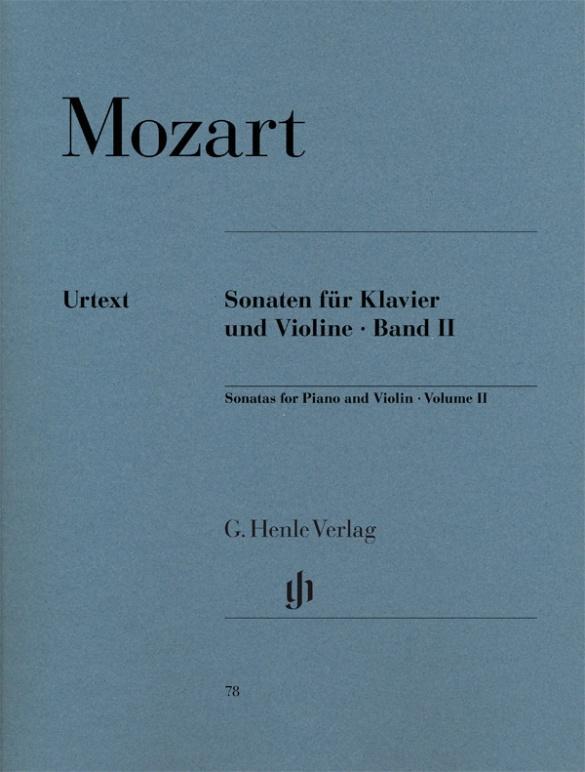 Cover: 9790201800783 | Sonaten für Klavier und Violine, Band II | Wolfgang Amadeus Mozart