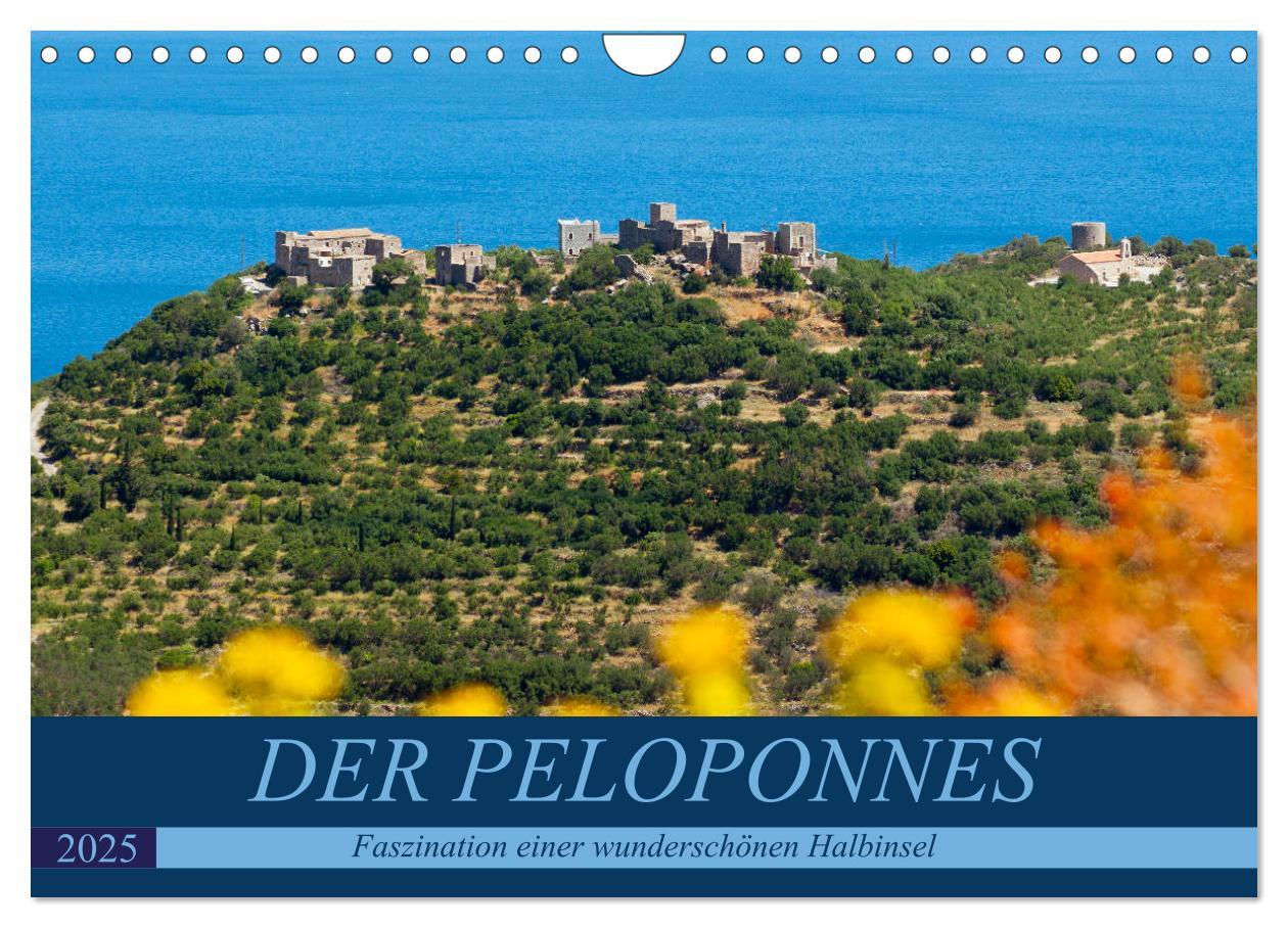 Cover: 9783435360734 | DER PELOPONNES (Wandkalender 2025 DIN A4 quer), CALVENDO...