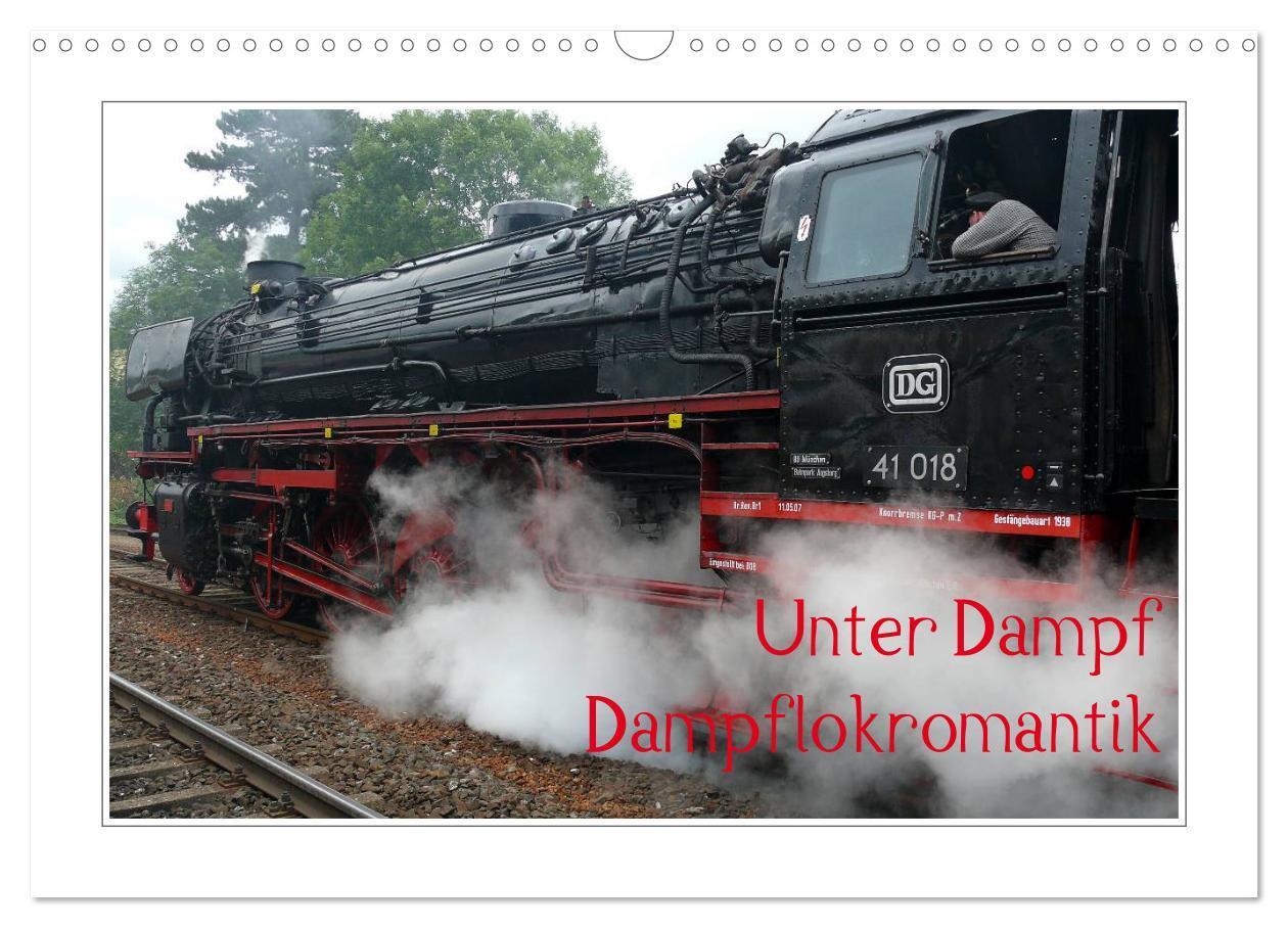 Cover: 9783675471320 | Unter Dampf - Dampflokromantik (Wandkalender 2024 DIN A3 quer),...