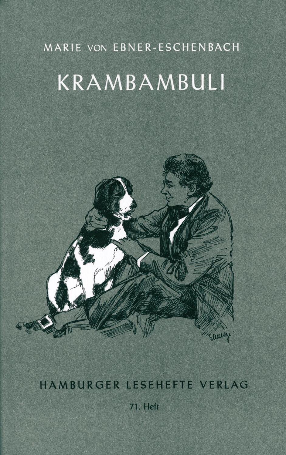 Cover: 9783872910707 | Krambambuli | Und andere Tiergeschichten: Die Spitzin, Der Fink | Buch