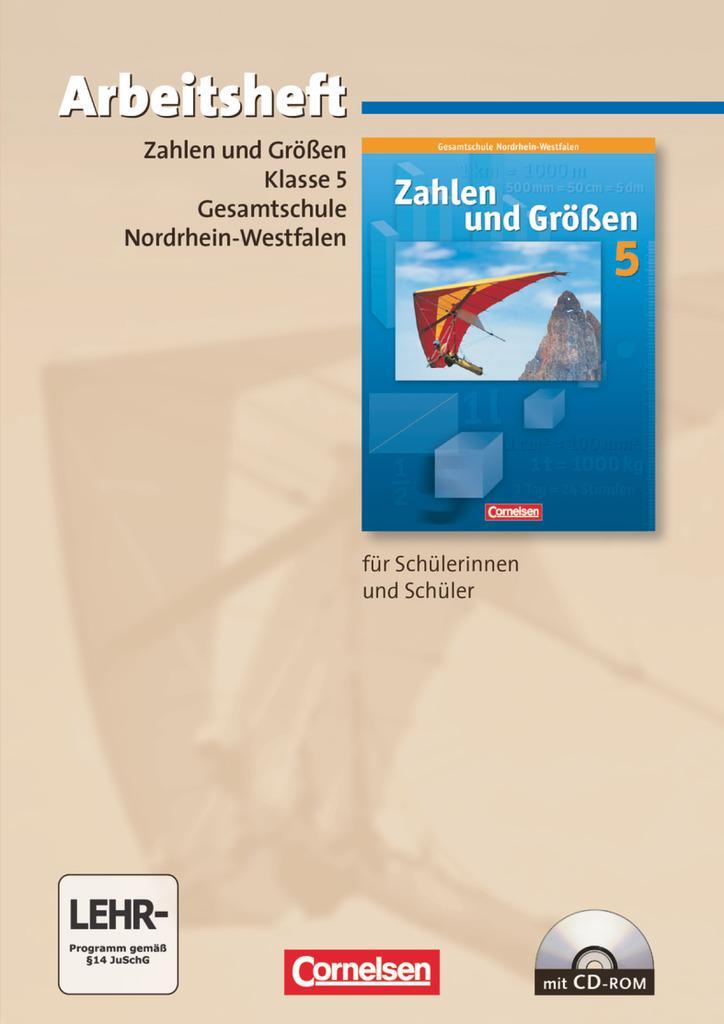 Cover: 9783060013418 | Zahlen und Größen. 5. Schuljahr. Gesamtschule Nordrhein-Westfalen....