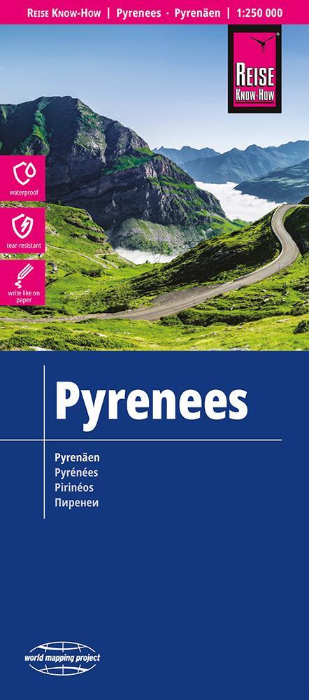 Cover: 9783831772896 | Reise Know-How Landkarte Pyrenäen 1 : 250 000 | Reise Know-How Verlag