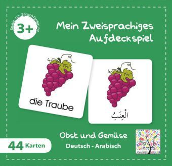 Cover: 9783861215547 | Mein Zweisprachiges Aufdeckspiel, Obst und Gemüse, Arabisch...