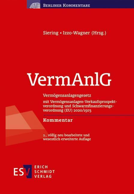 Cover: 9783503212804 | VermAnlG | Lea Maria Siering (u. a.) | Buch | Berliner Kommentare