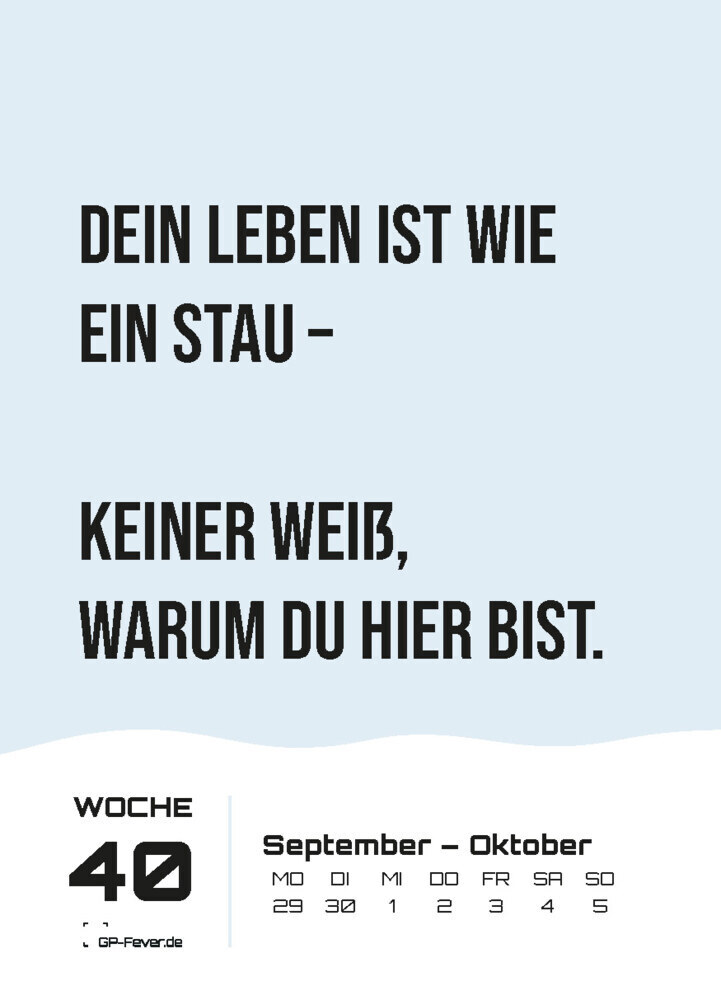 Bild: 9783986735296 | DEMOTIVATION 2025 - dein demotivierender Begleiter - Wochenkalender...