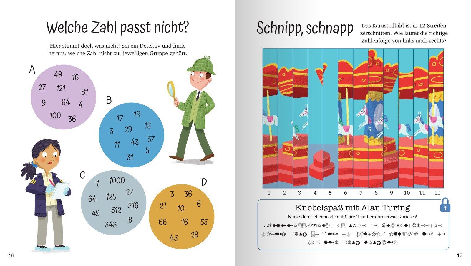 Bild: 9783741526381 | Mein MINT-Spaß-Buch: Knifflige Logikrätsel für Kinder | William Potter