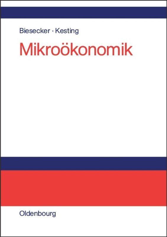 Cover: 9783486273342 | Mikroökonomik | Eine Einführung aus sozial-ökologischer Perspektive