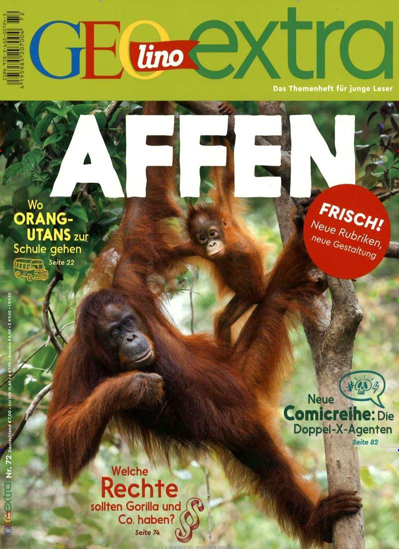 Cover: 9783652007245 | GEOlino extra 72/2018. Affen | Martin Verg | Taschenbuch | 90 S.