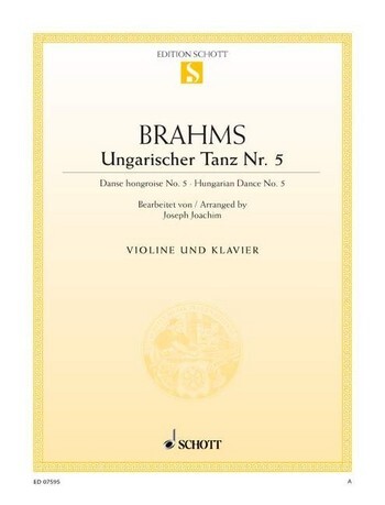 Cover: 9790001090223 | Ungarischer Tanz Nr. 5 | Johannes Brahms | Buch | 8 S. | Deutsch