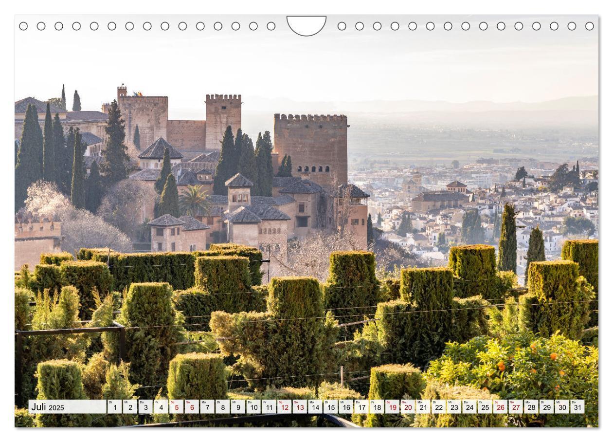 Bild: 9783383976773 | Andalusien - Granada (Wandkalender 2025 DIN A4 quer), CALVENDO...