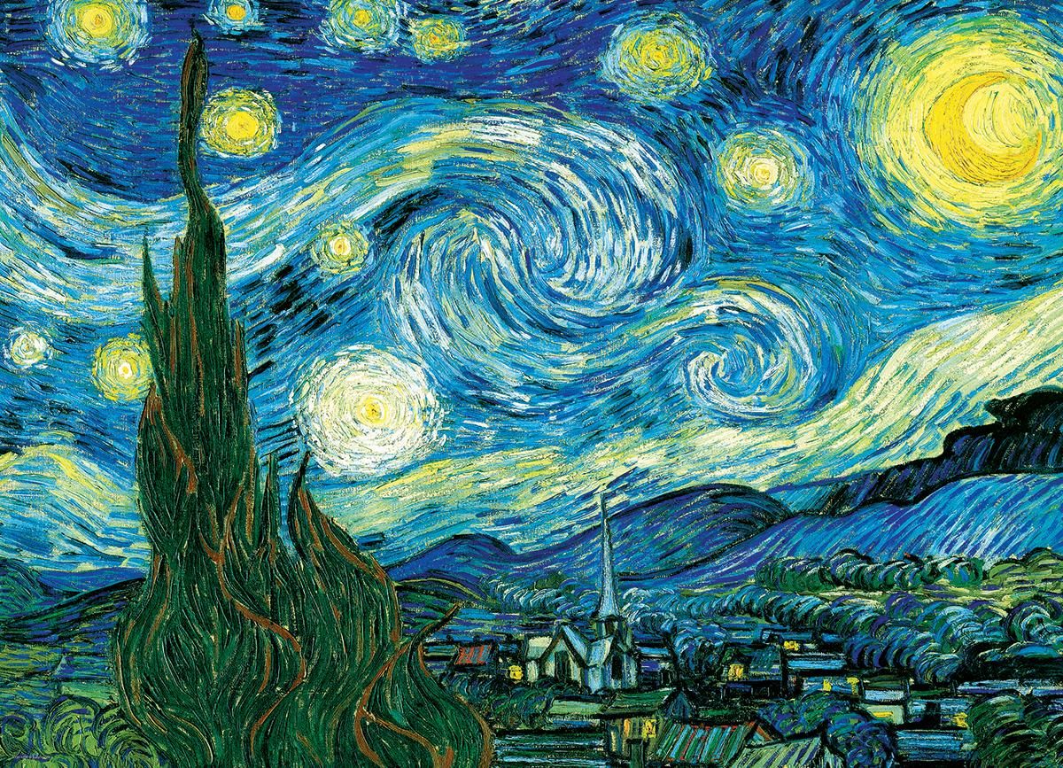 Bild: 628136412049 | Sternennacht von Vincent van Gogh (Puzzle) | Spiel | In Spielebox