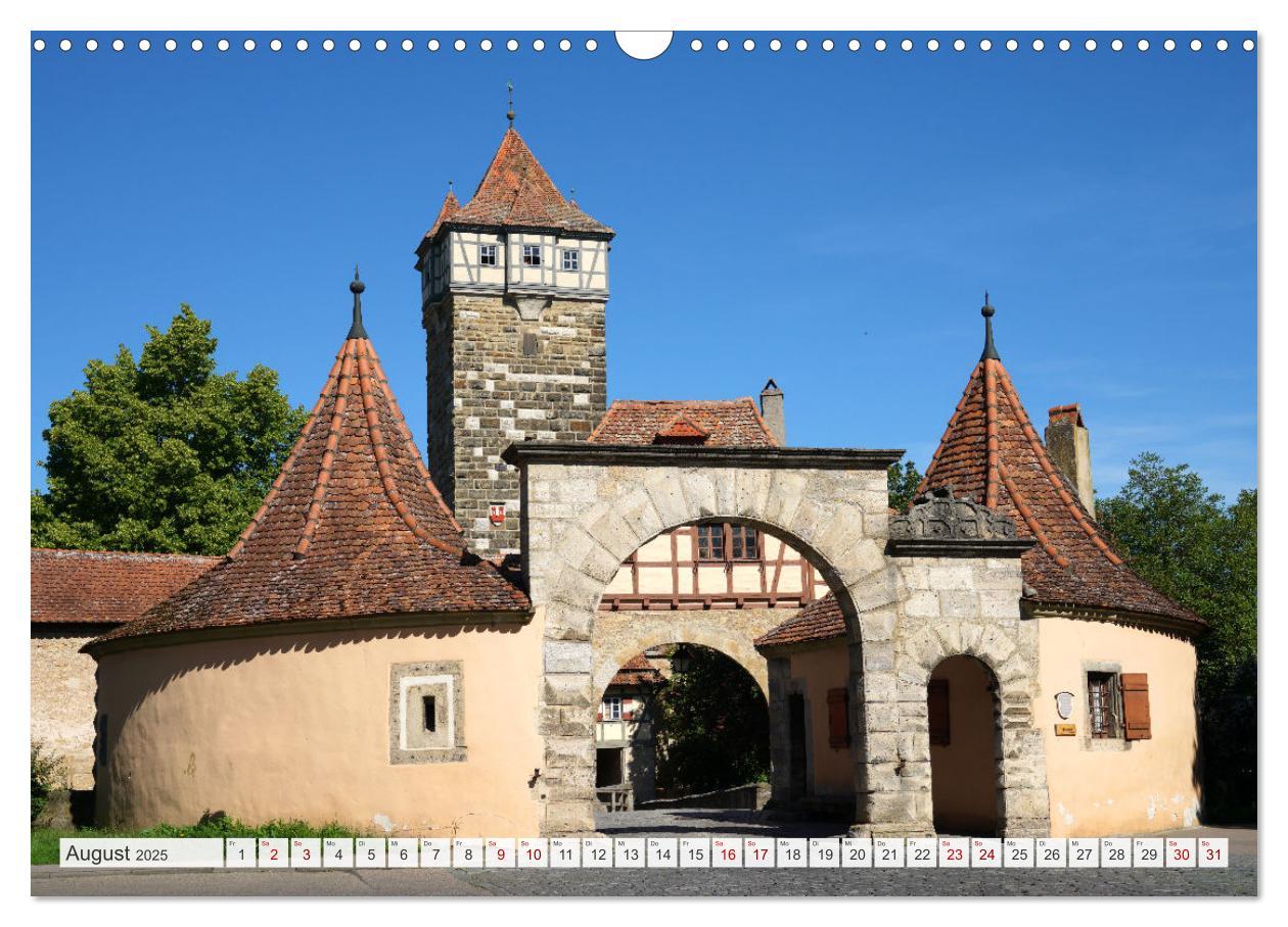 Bild: 9783435010134 | Rothenburg ob der Tauber. Sehenswürdigkeiten. (Wandkalender 2025...