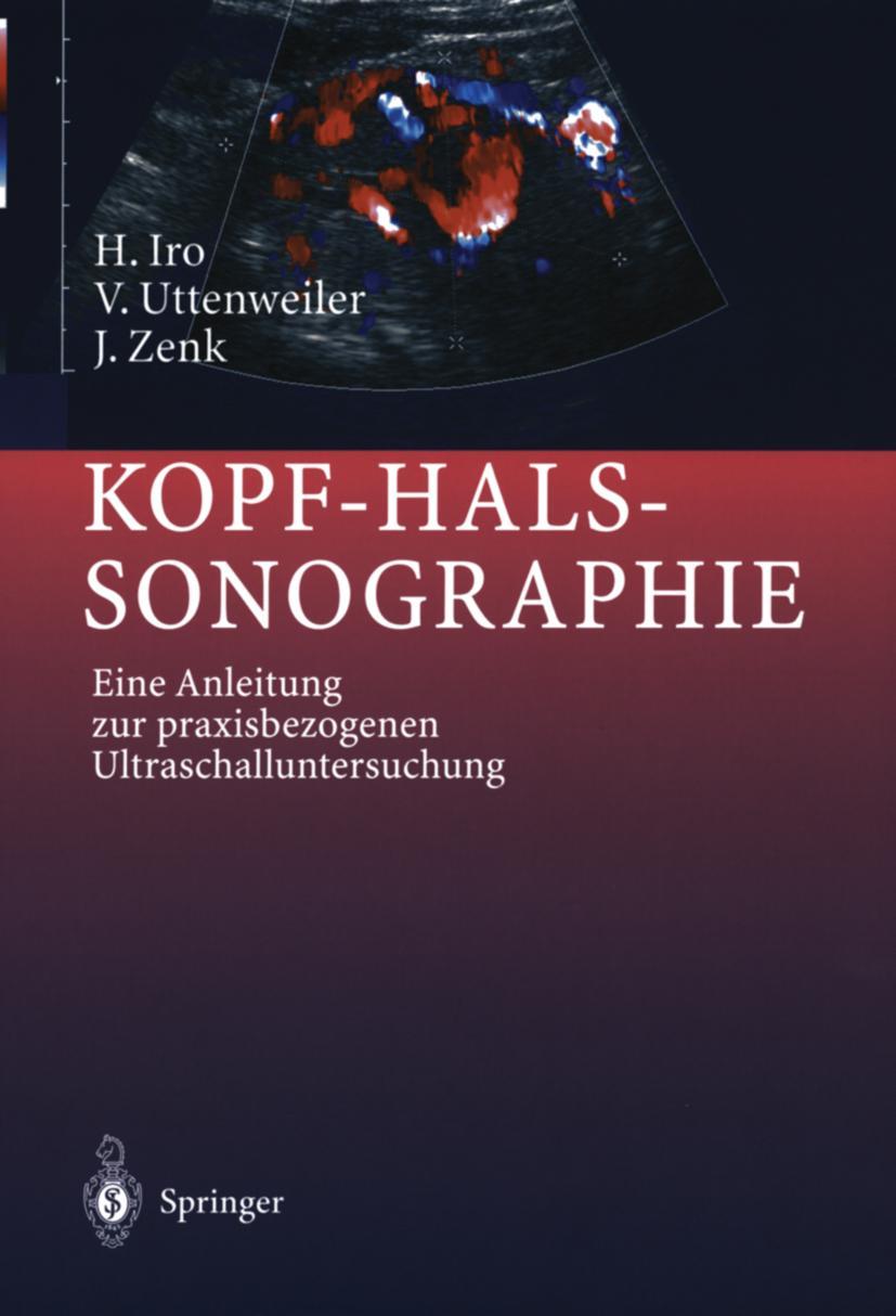 Cover: 9783642629389 | Kopf-Hals-Sonographie | J. Zenk (u. a.) | Taschenbuch | XV | Deutsch