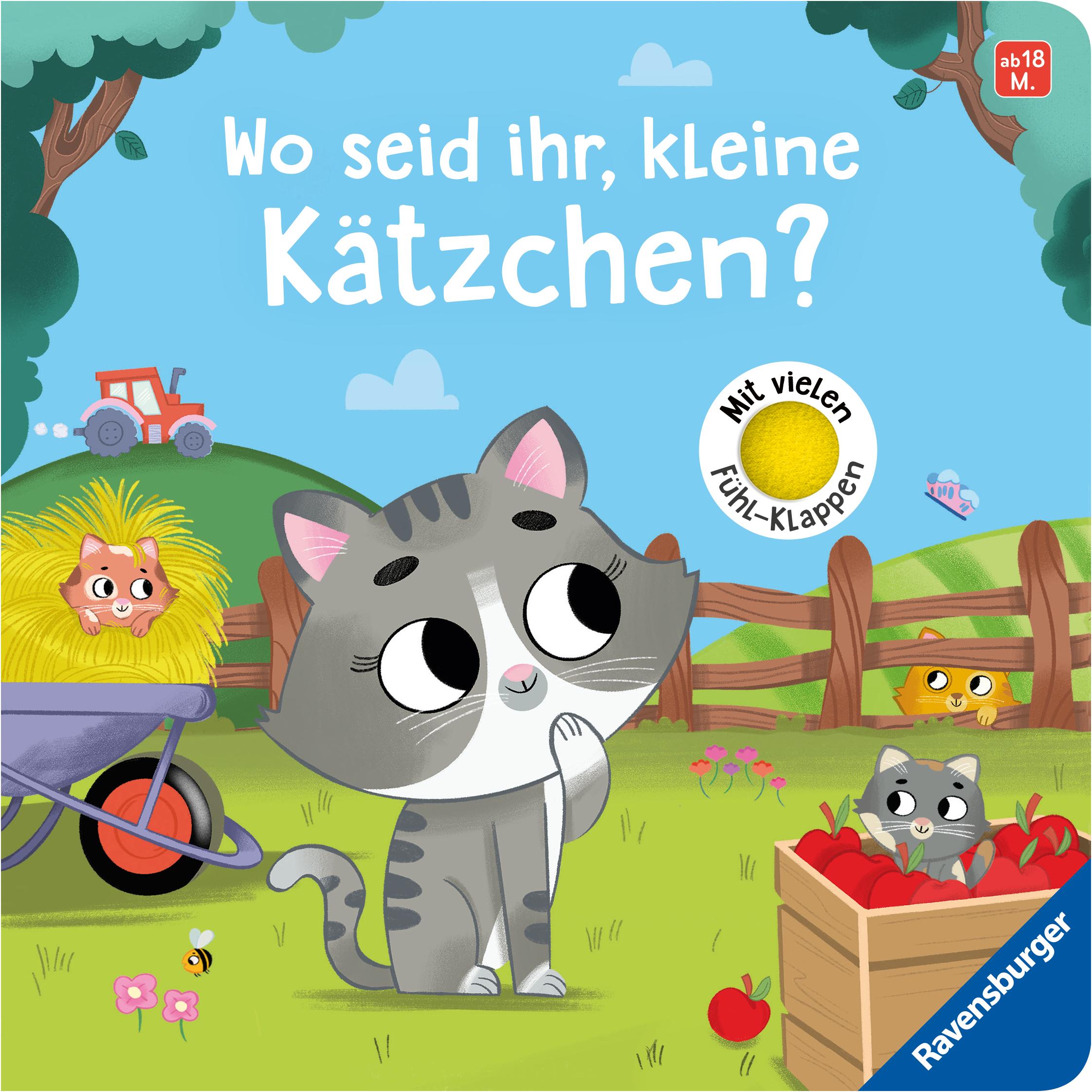 Cover: 9783473420742 | Wo seid ihr, kleine Kätzchen? Spielbuch mit vielen Stoff-Klappen,...