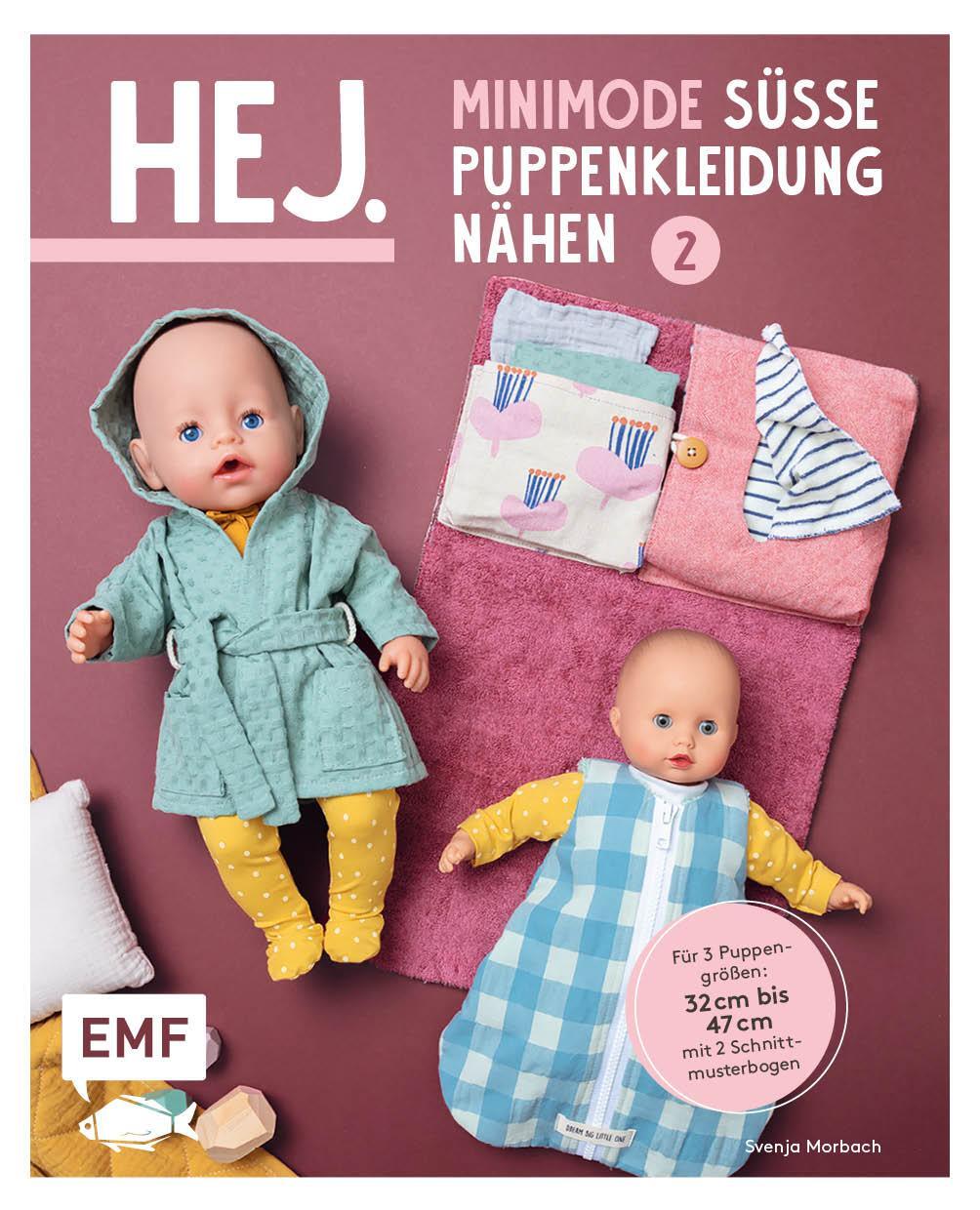 Cover: 9783745913606 | Hej. Minimode - Süße Puppenkleidung nähen 2 | Svenja Morbach | Buch